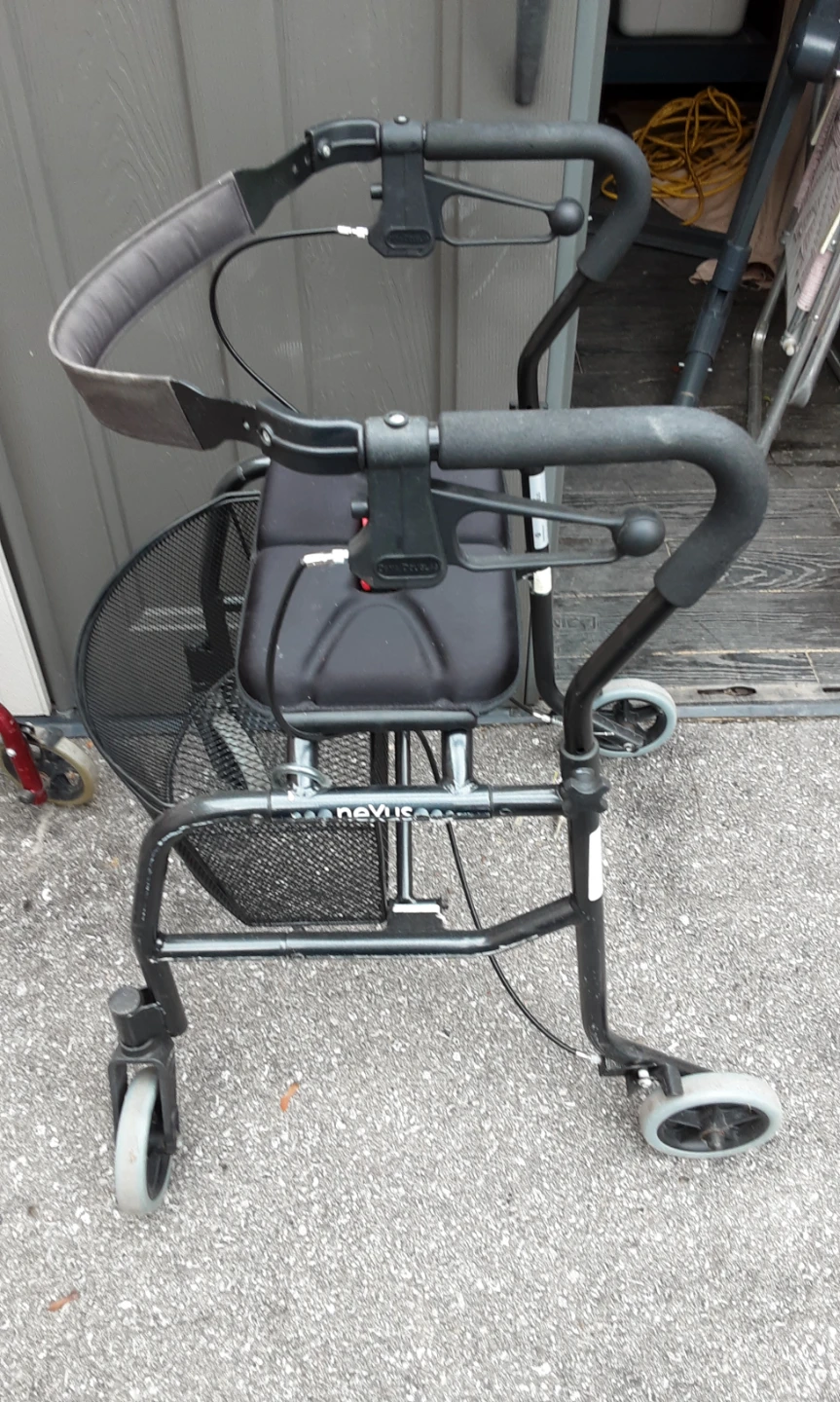 Nexus Rollator Walker with Seat and Basket