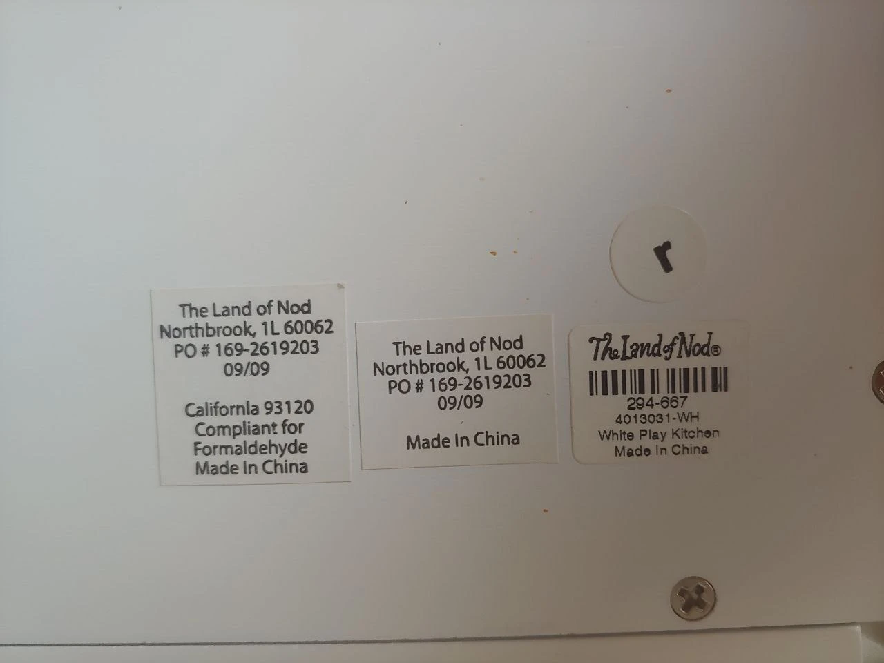 The Land of Nod White Play Kitchen with Refrigerator - photo 4