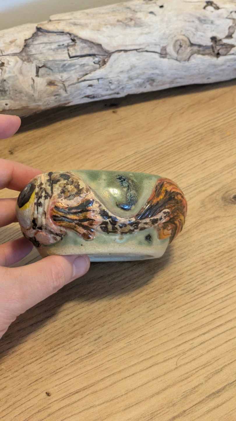 Handmade Ceramic fish Dish. - photo 2
