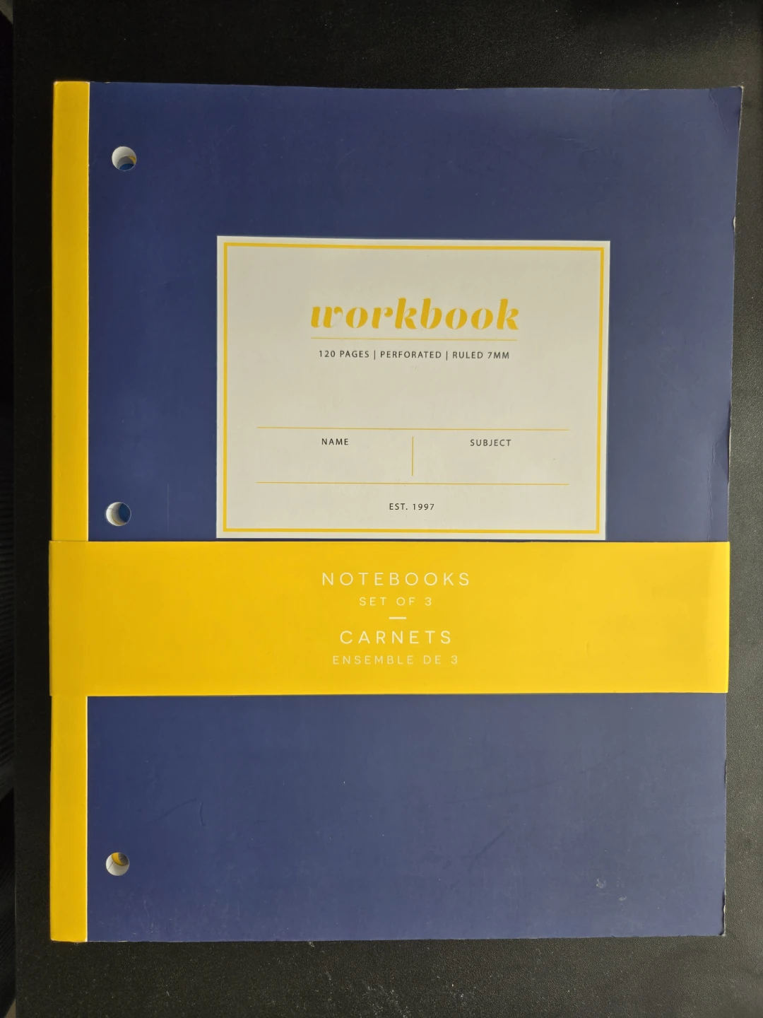 Workbook Notebooks Set of 3