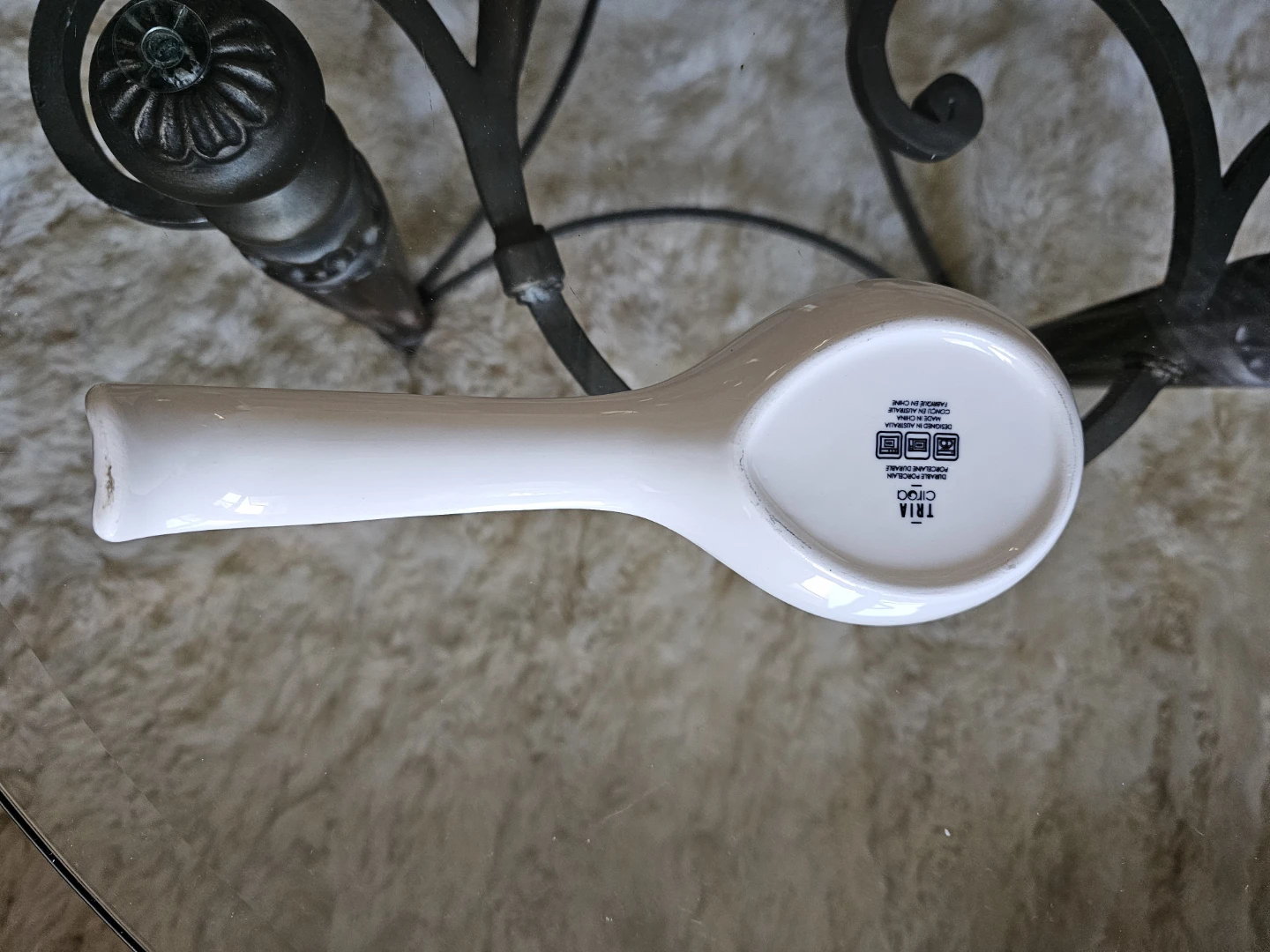 Tria Circo White Porcelain Spoon Rest - photo 2