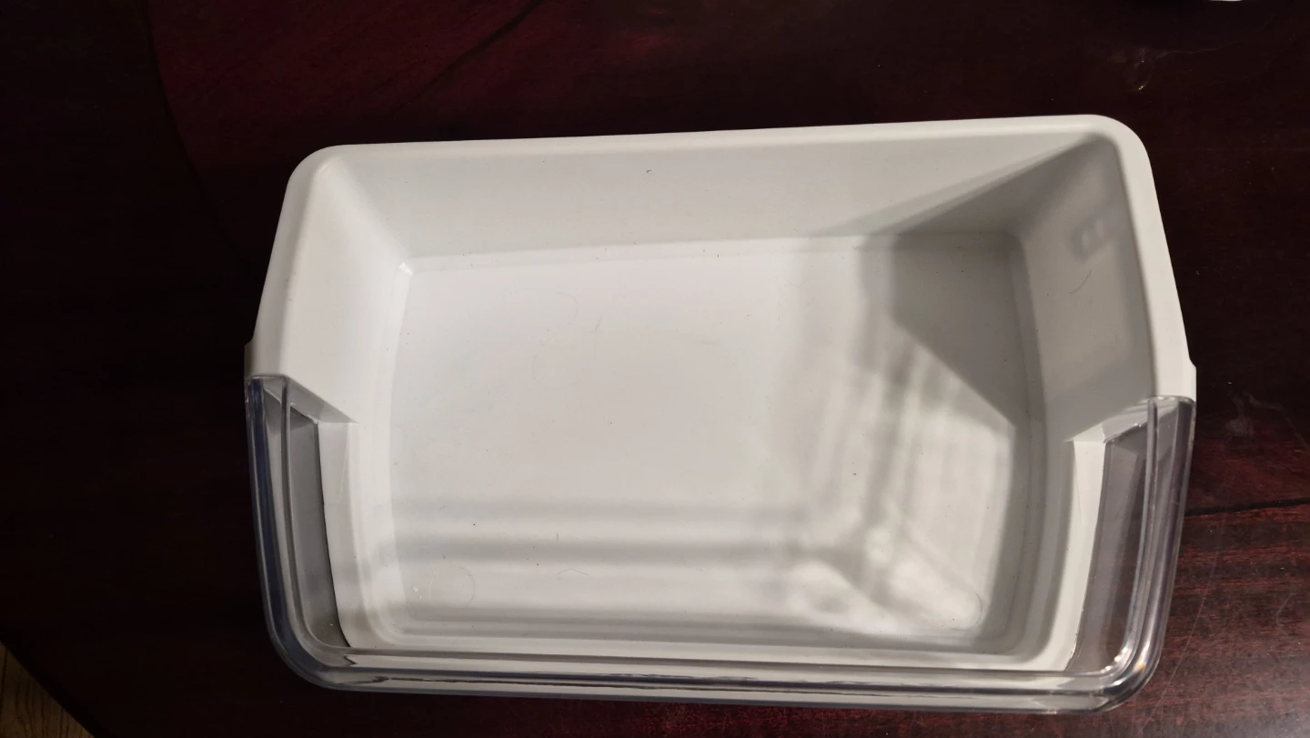 White Fridge Door Bin