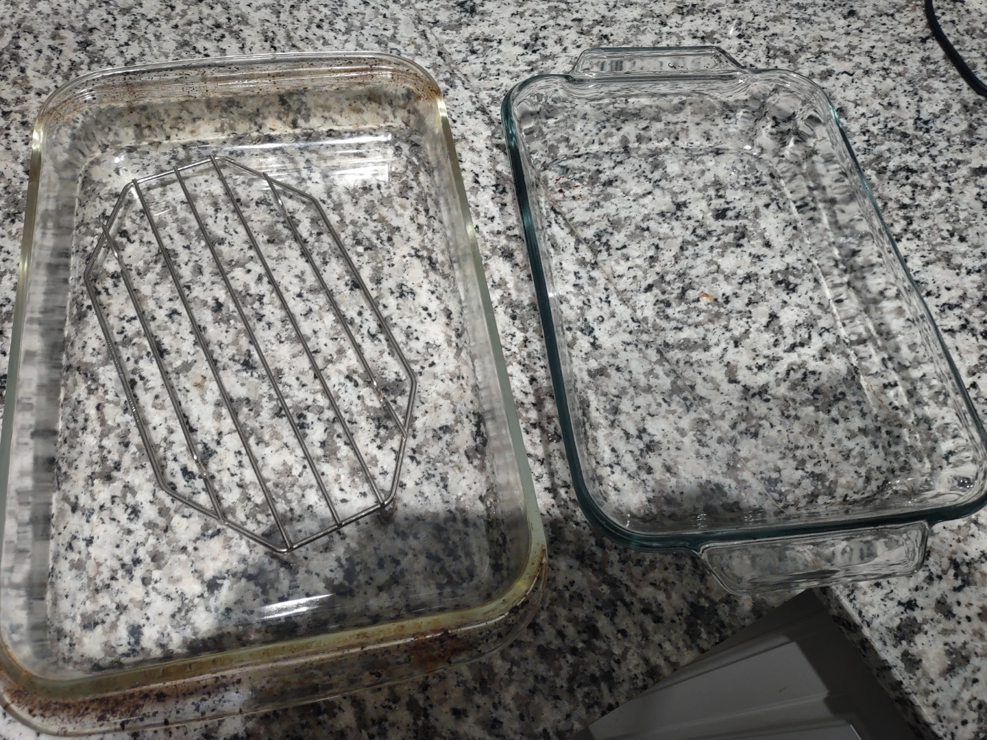 Glass Roasting Pans with Rack