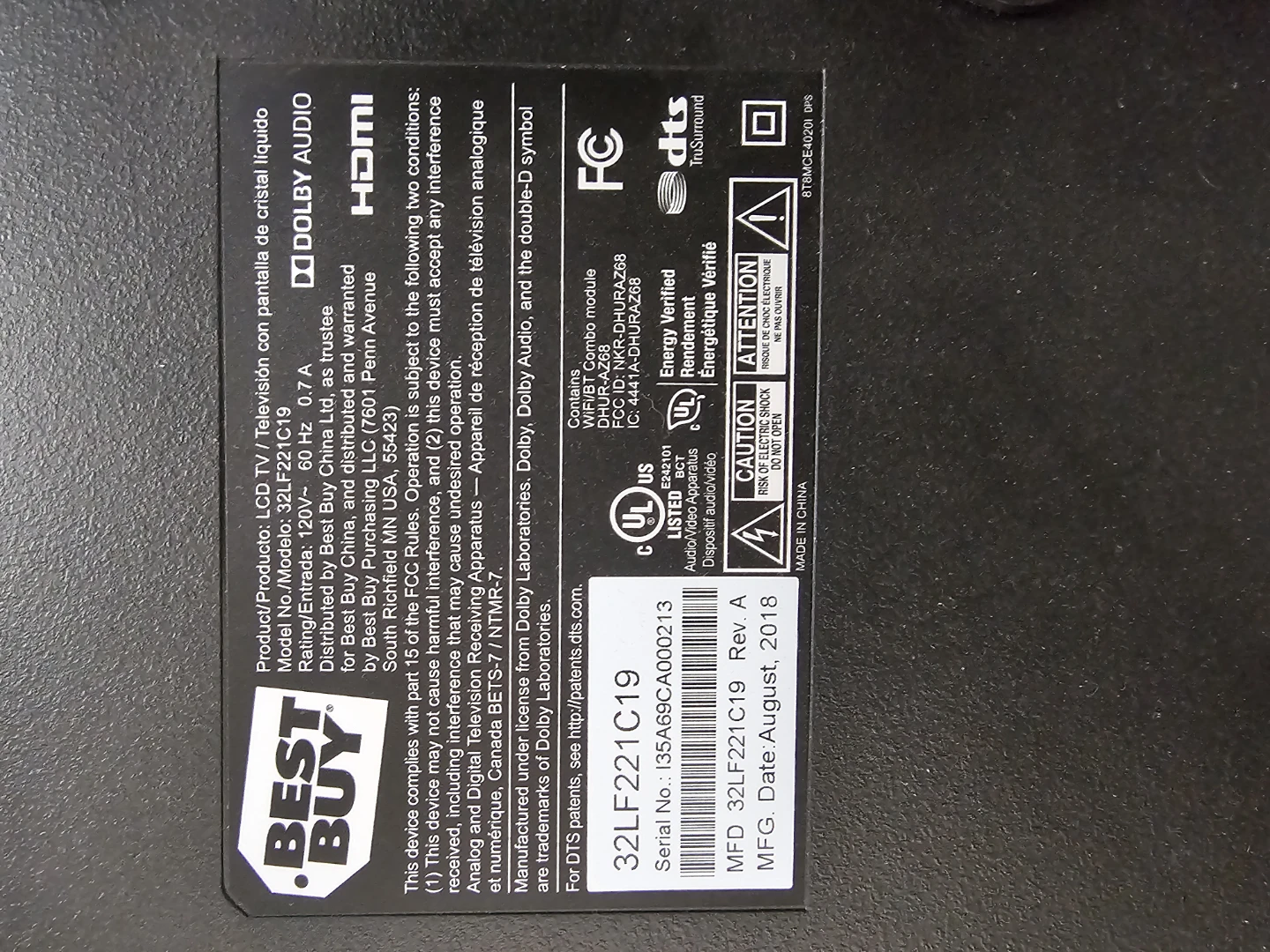 Toshiba 32" LED TV - photo 2