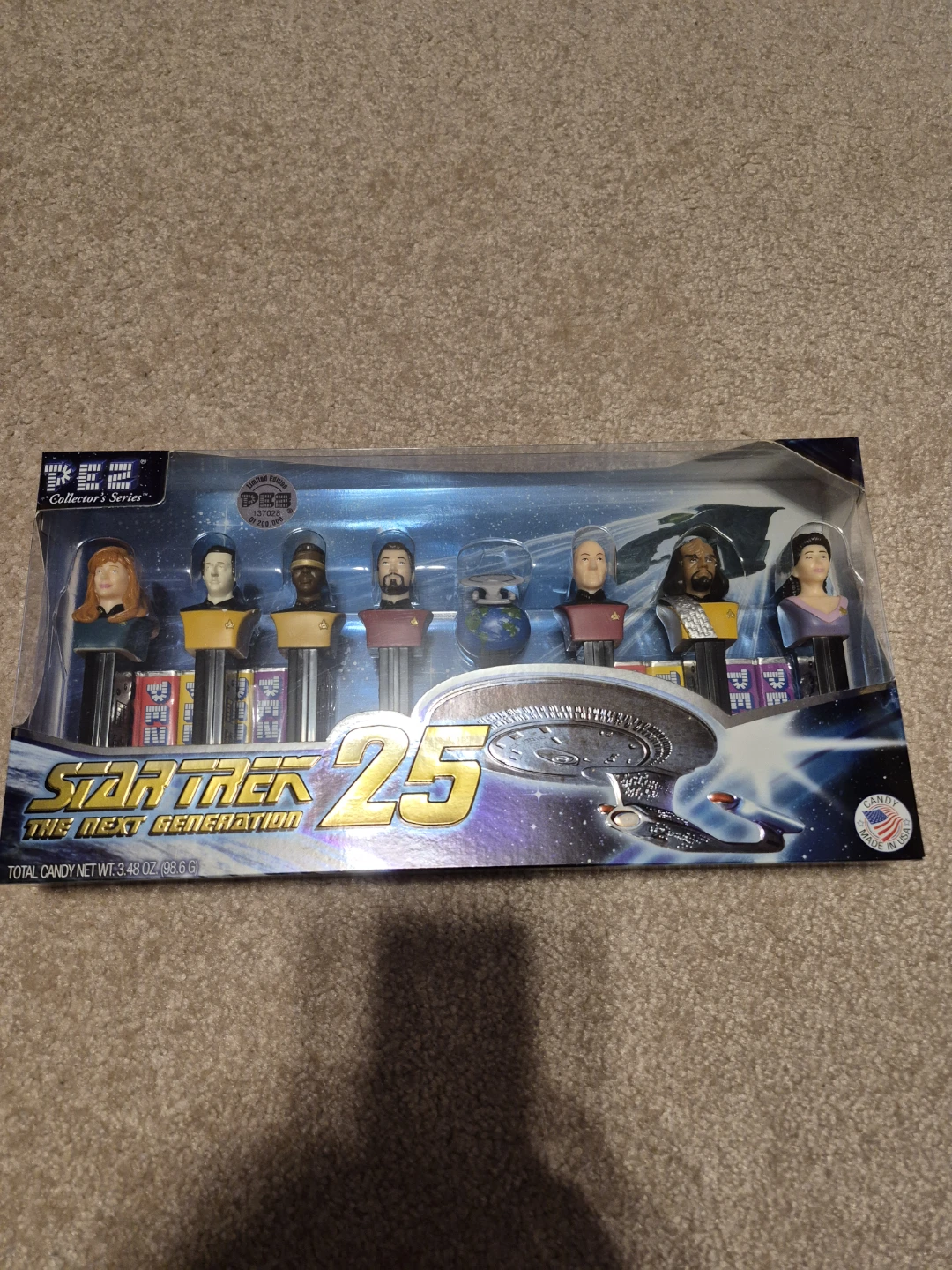 Star Trek TNG 25th Anniversary PEZ Collector Series