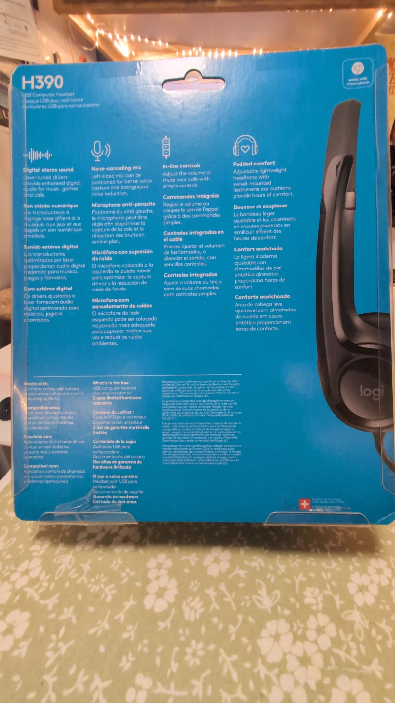 Logitech H390 USB Computer Headset - photo 2