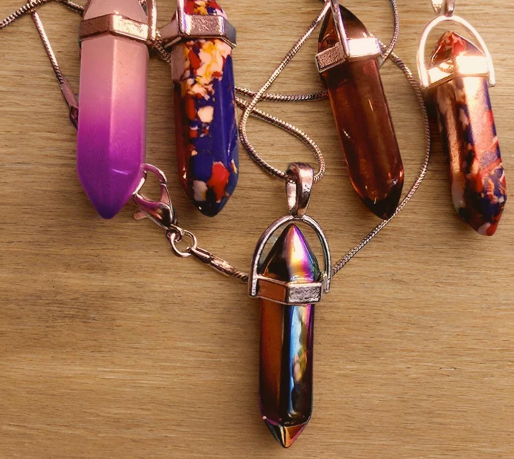 Assorted Crystal Point Pendants - photo 2