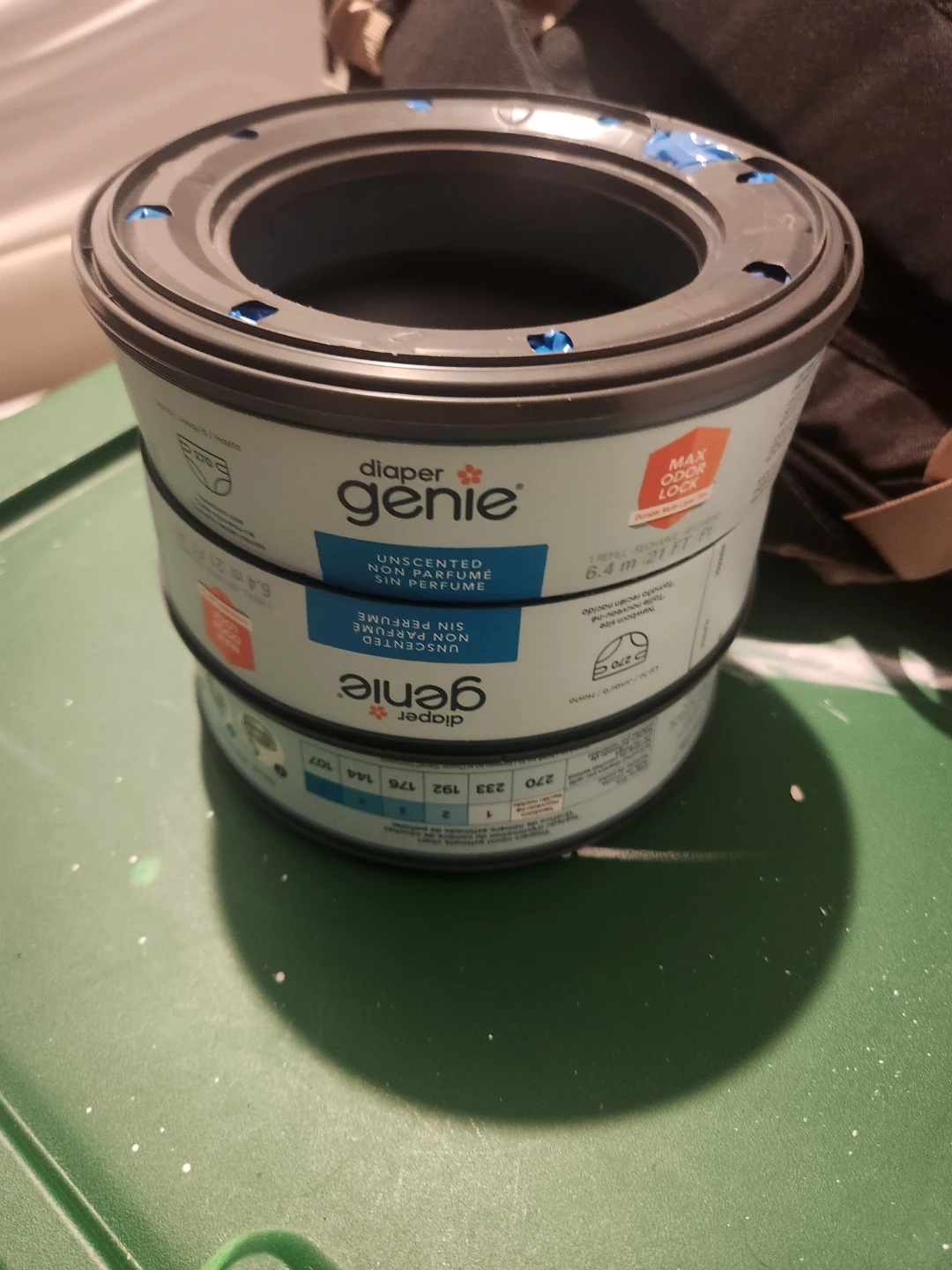 Diaper Genie Unscented Refills & wipes warmer