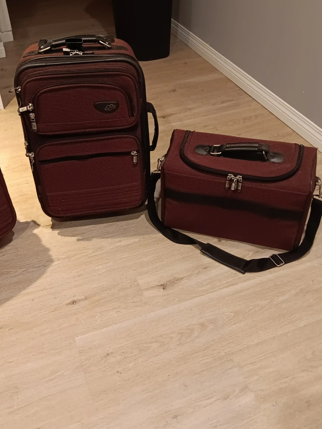 Suitcases ($15 each single) $50 for the set of 3.