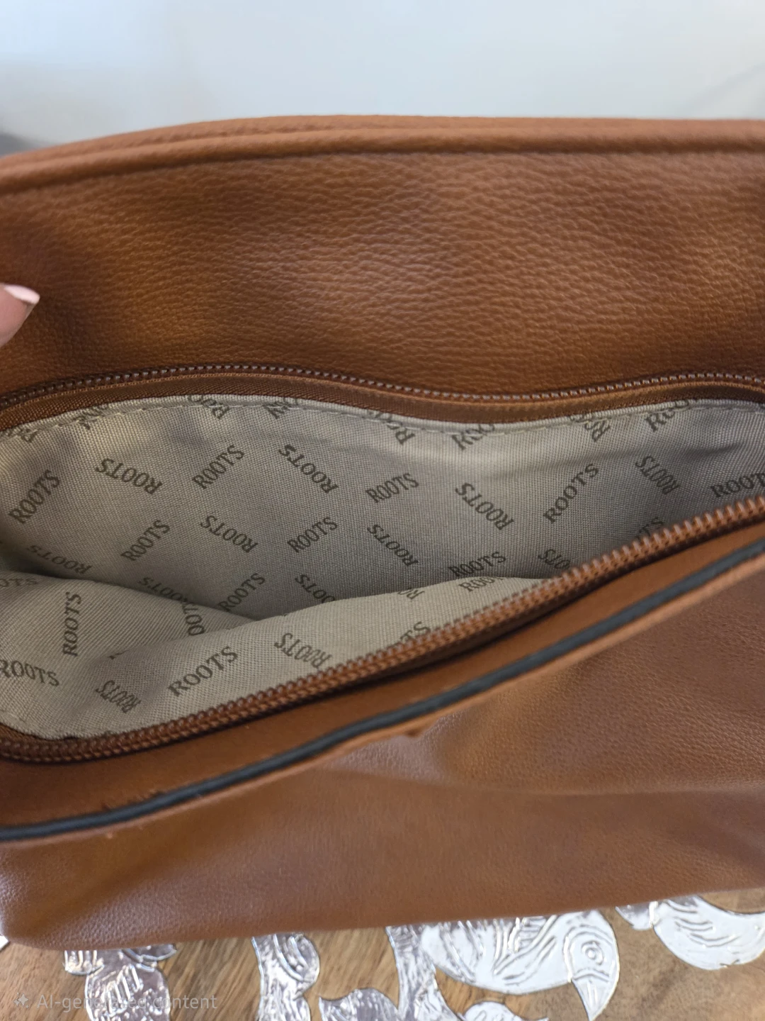 Roots Leather Crossbody Bag - photo 4