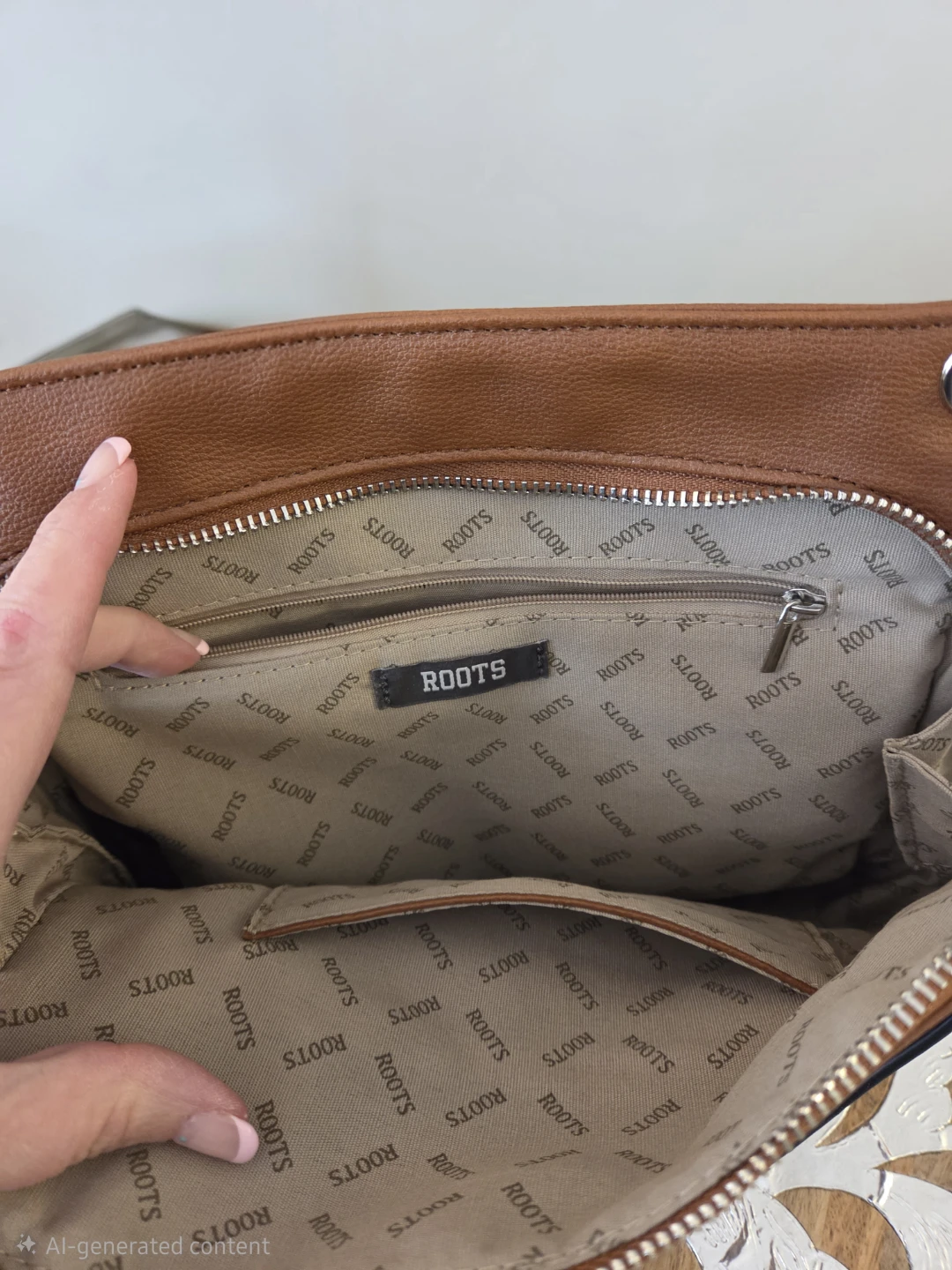 Roots Leather Crossbody Bag - photo 5
