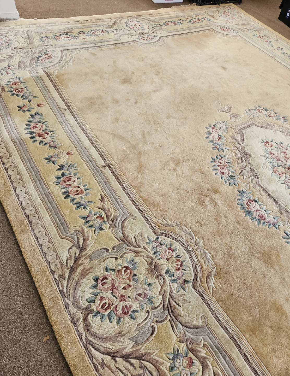Beautiful  Xlarge 12x20 hand knotted Japanese wool rug - photo 5