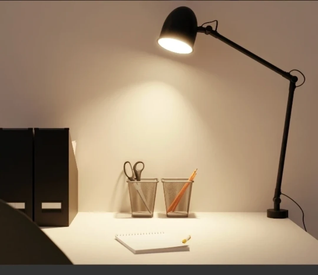 Black Adjustable Desk Lamp