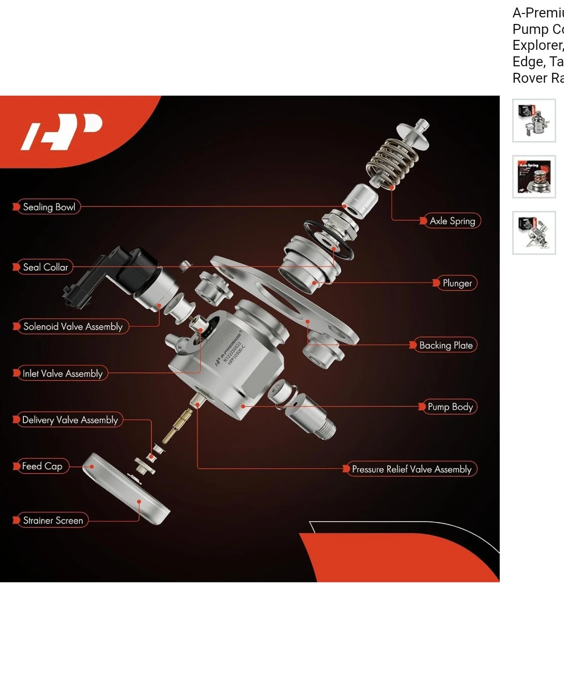 A-Premium High Pressure Fuel Pump HPP10004C - photo 3