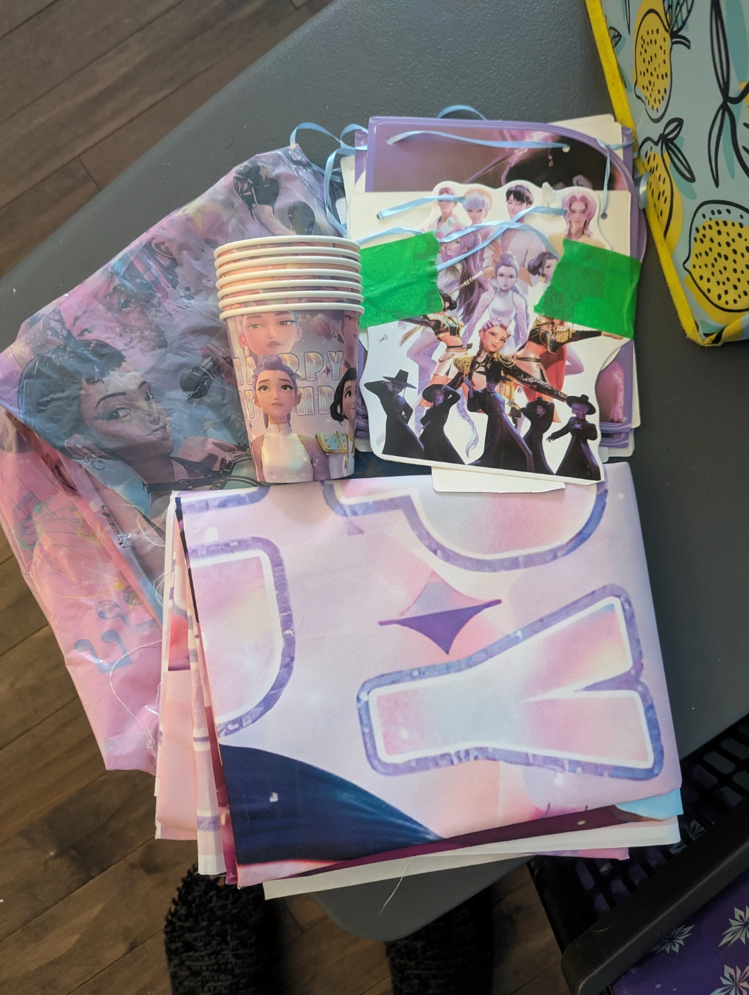 Kpop demon Hunters birthday decorations