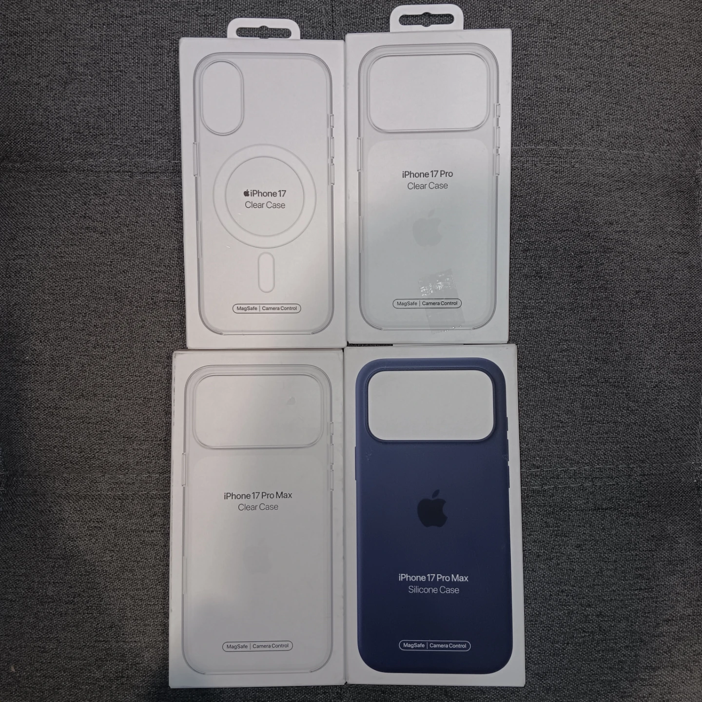 Apple iPhone 17 (Pro & Pro Max) Silicone & Clear Cases