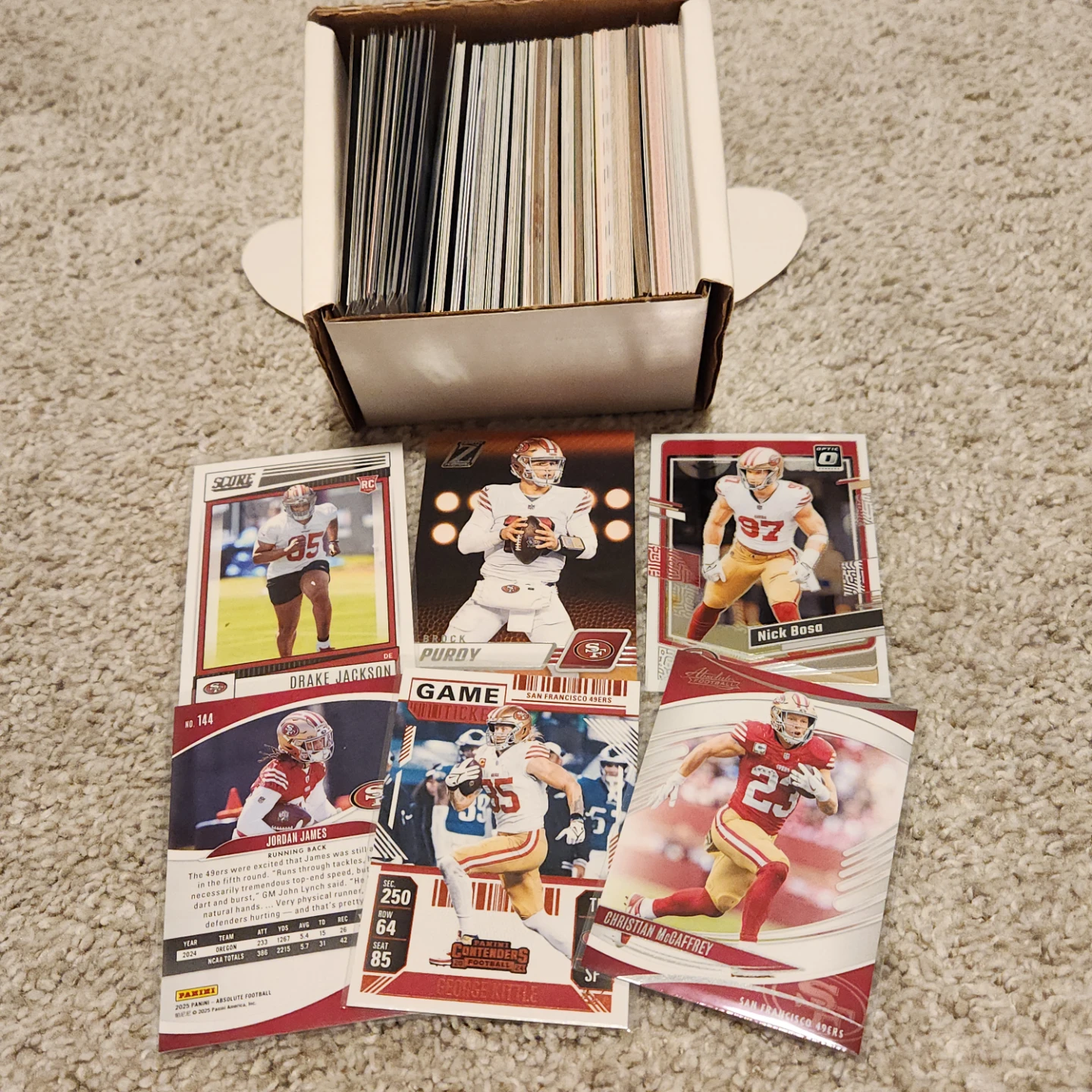 San Francisco 49ers, 225 Football Cards Team lot - photo 2