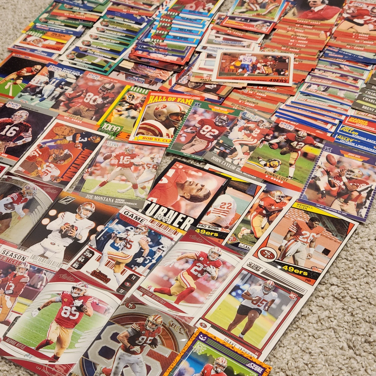 San Francisco 49ers, 225 Football Cards Team lot - photo 5