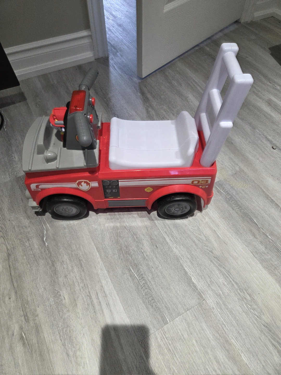Paw Patrol Marshall Ride-On Fire Truck Toy