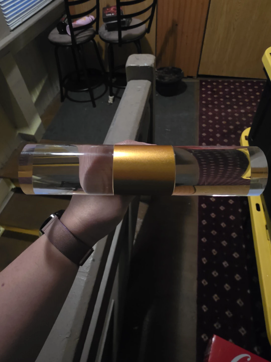 Gold and Clear Acrylic Bracelet Display Stand - photo 3