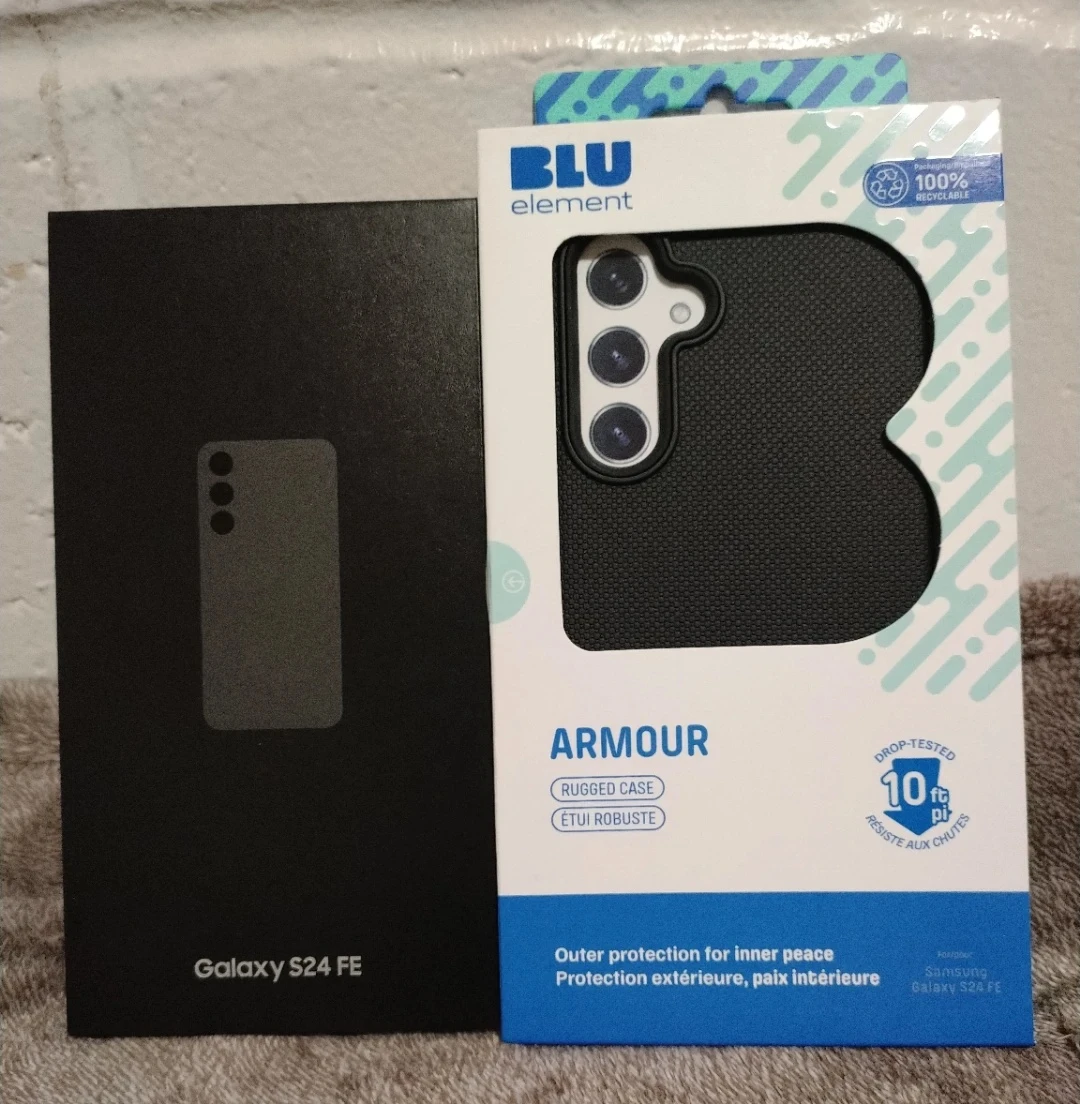 Samsung Galaxy S24 FE + Blu Element Rugged Case
