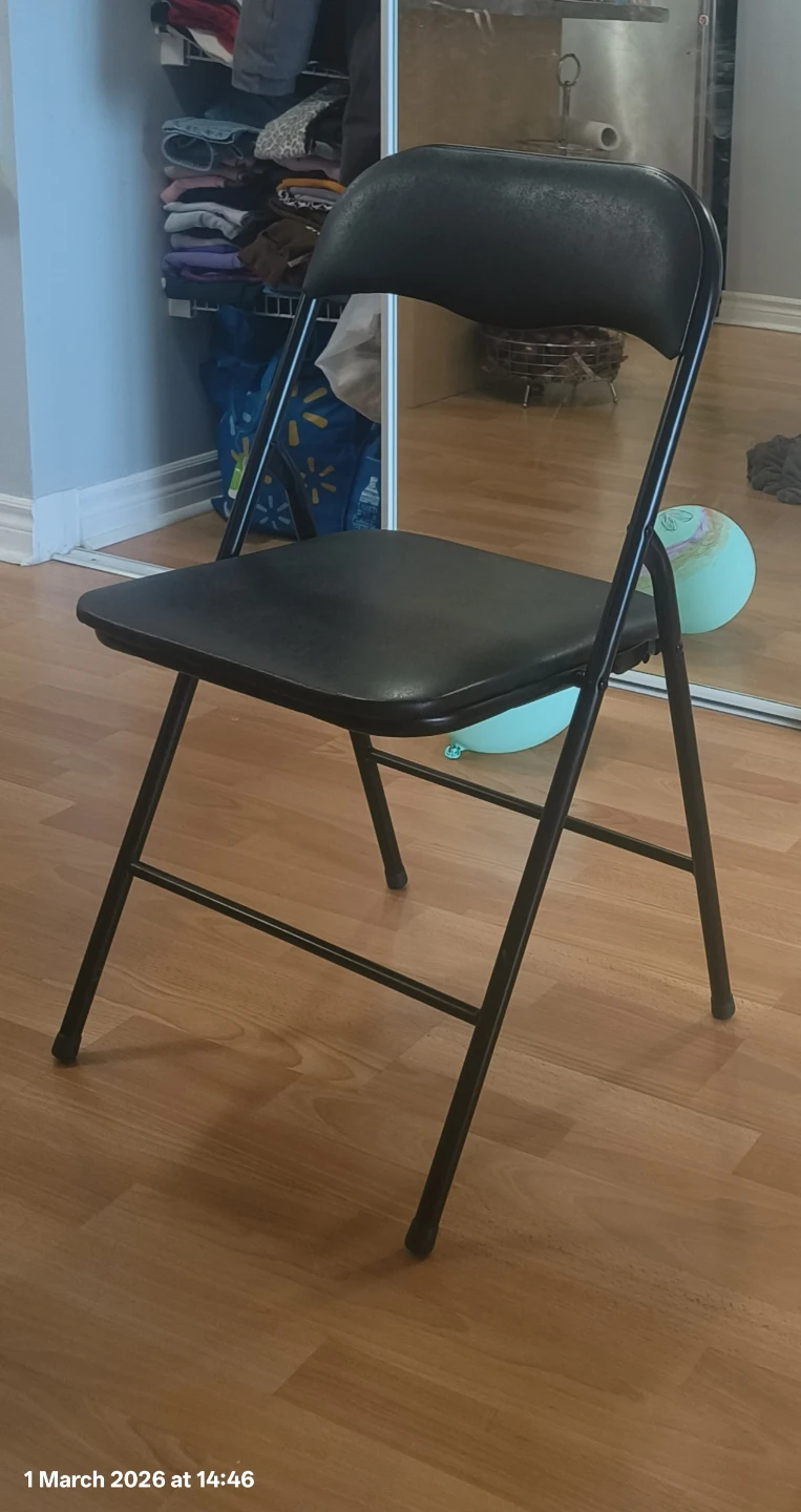 Black Folding Chair