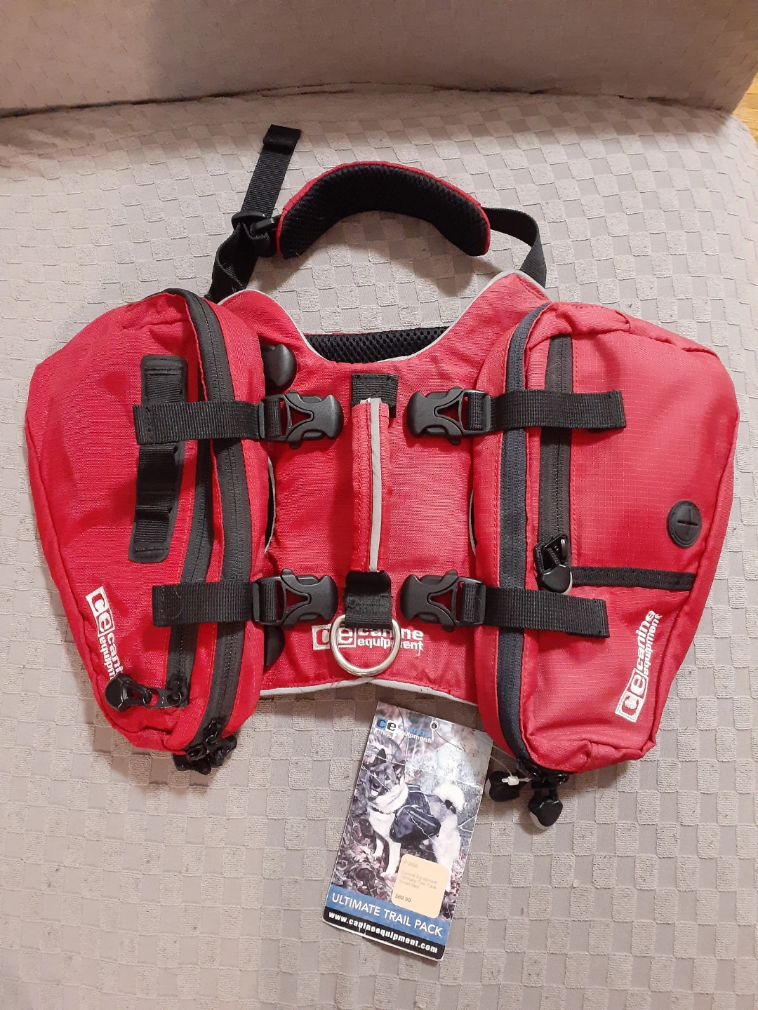Canine Equipment Ultimate Trail Pack S Red