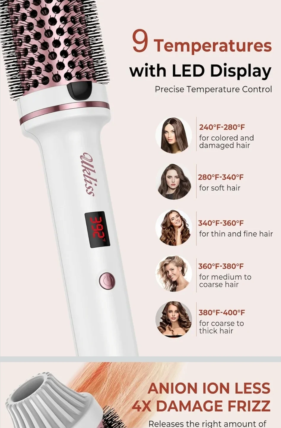 Ukliss Thermal Brush 1.5 Inch Hot Brush White - photo 3