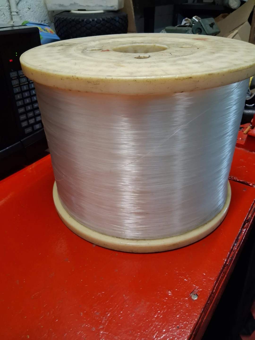 Large Spool of Clear Monofilament Line