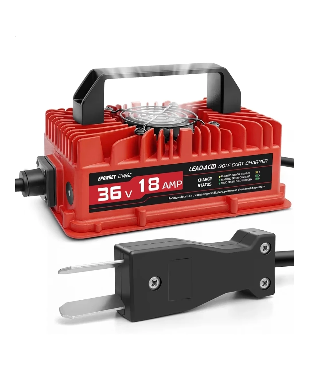 36V 18A Golf Cart Battery Charger for EZGO TXT Yamaha Lead Acid