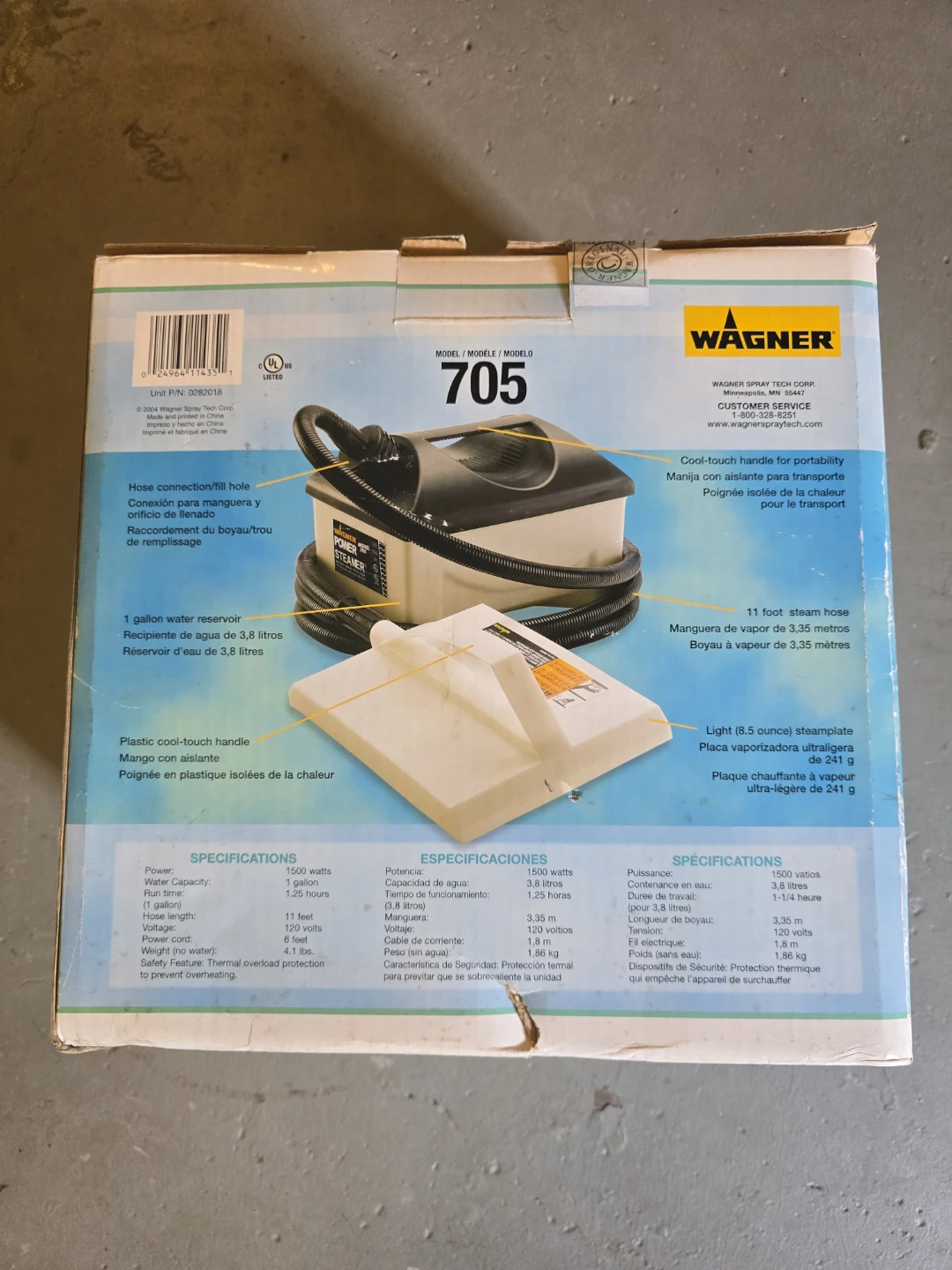 Wagner 705 Power Steamer