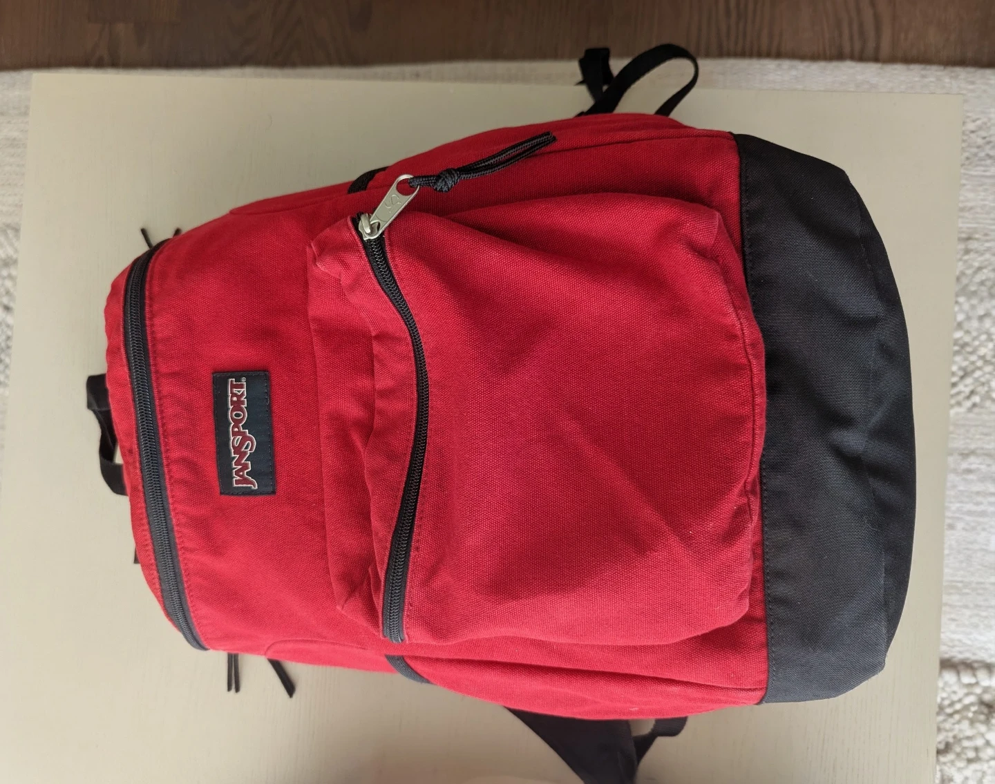 JanSport Backpack - Red/Black