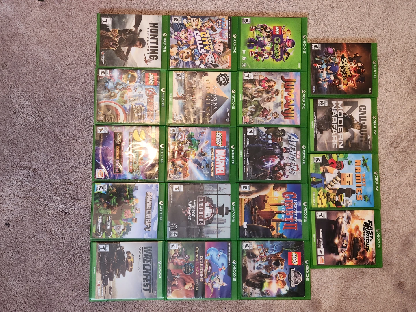 Xbox One Video Game Collection