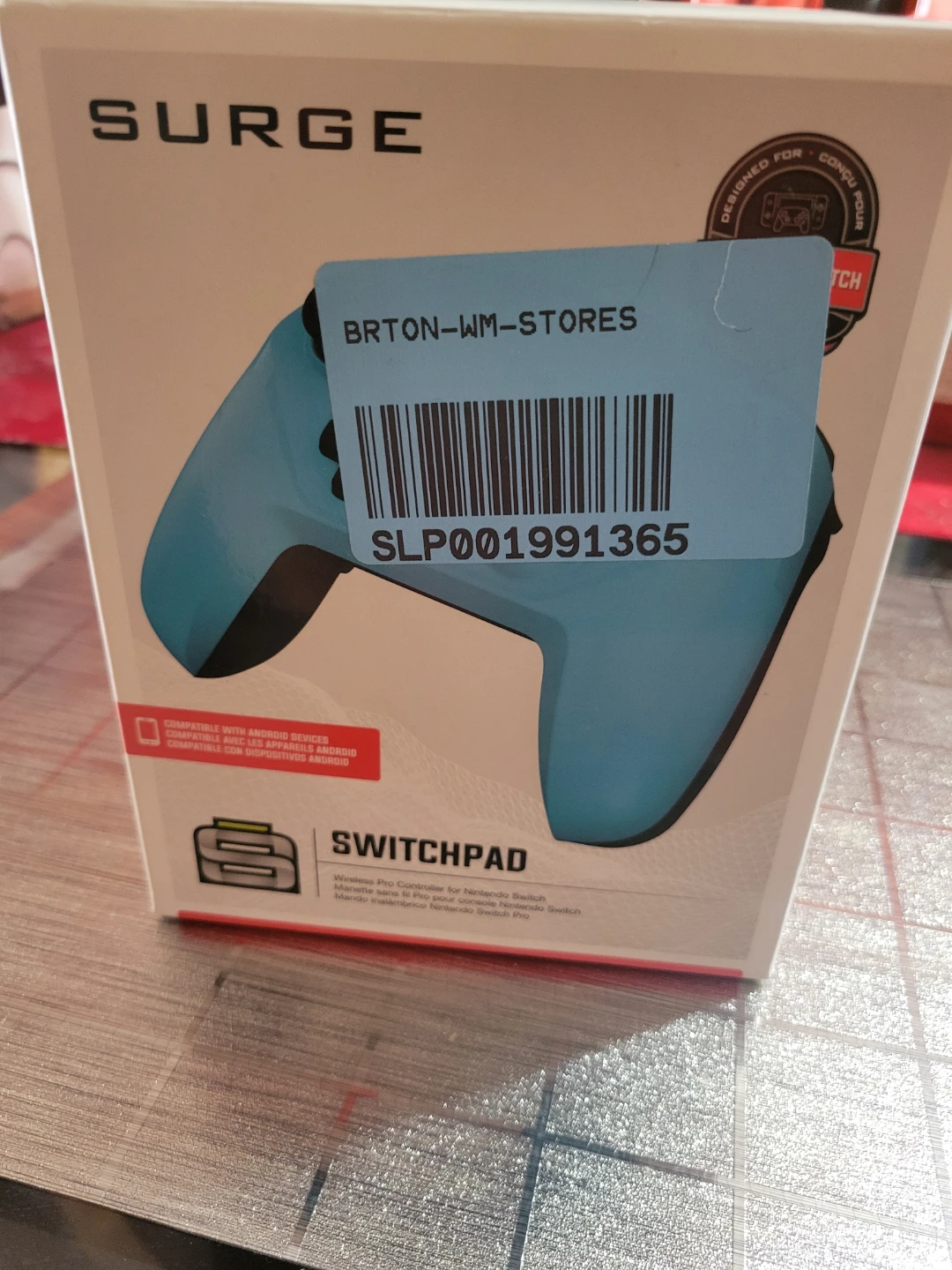 Surge SwitchPad Wireless Pro Controller  Nintendo Switch - Blue - photo 2