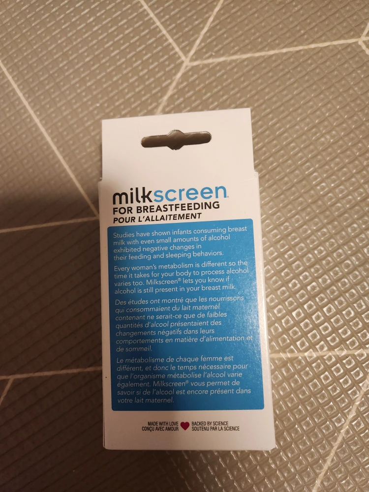 UpSpring MilkScreen Alcohol Test Strips for Breastfeeding - photo 2