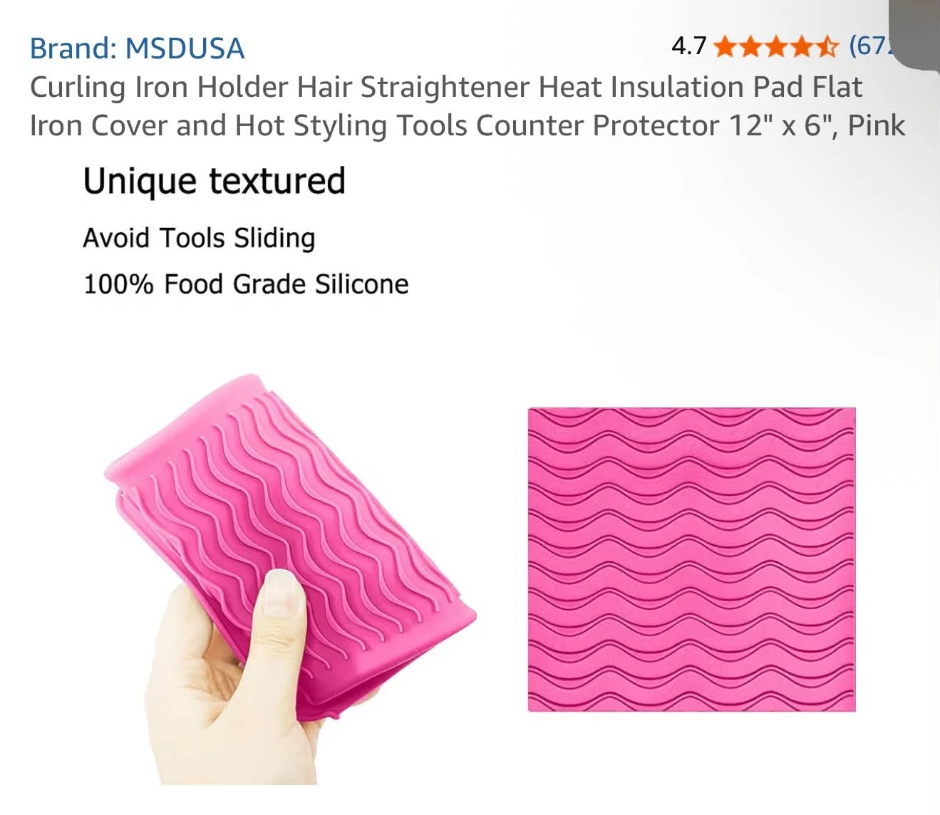 Heat Resistant Curling Iron Mat - photo 3