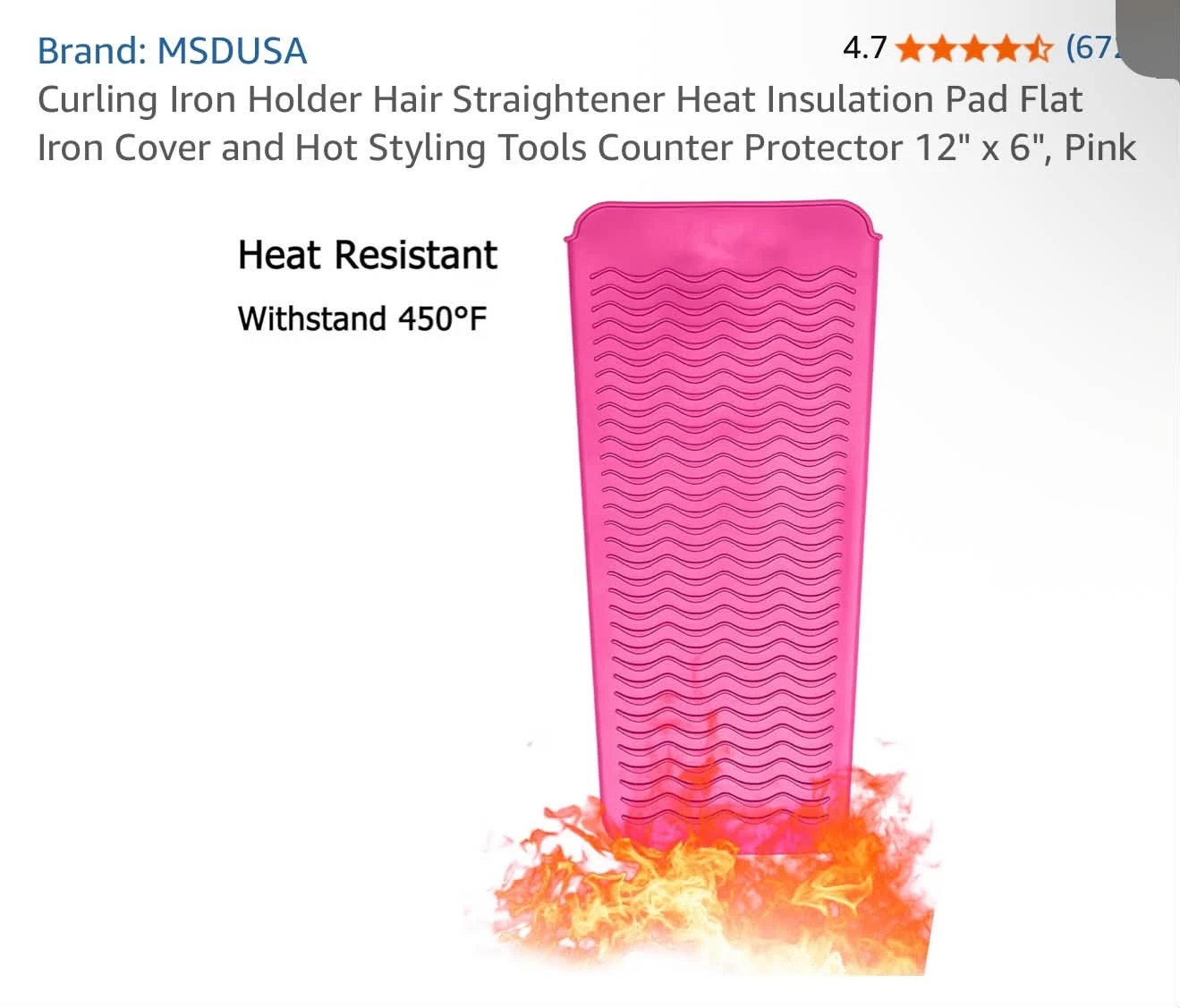 Heat Resistant Curling Iron Mat - photo 5