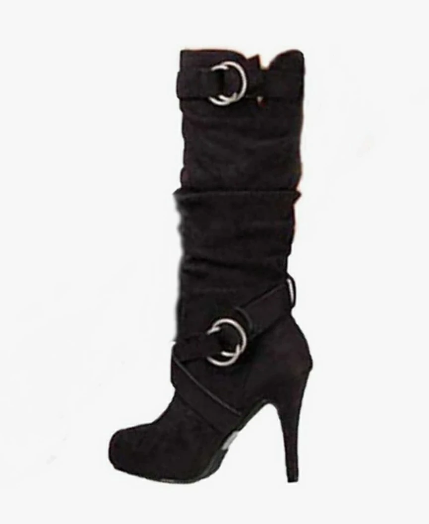Brand new High Heel Fashion Women's Classy Suede Boot - photo 2