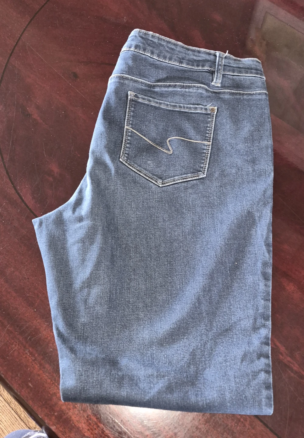 🥕Santana Jeans Women's Blue Denim Bootcut Jeans - photo 3