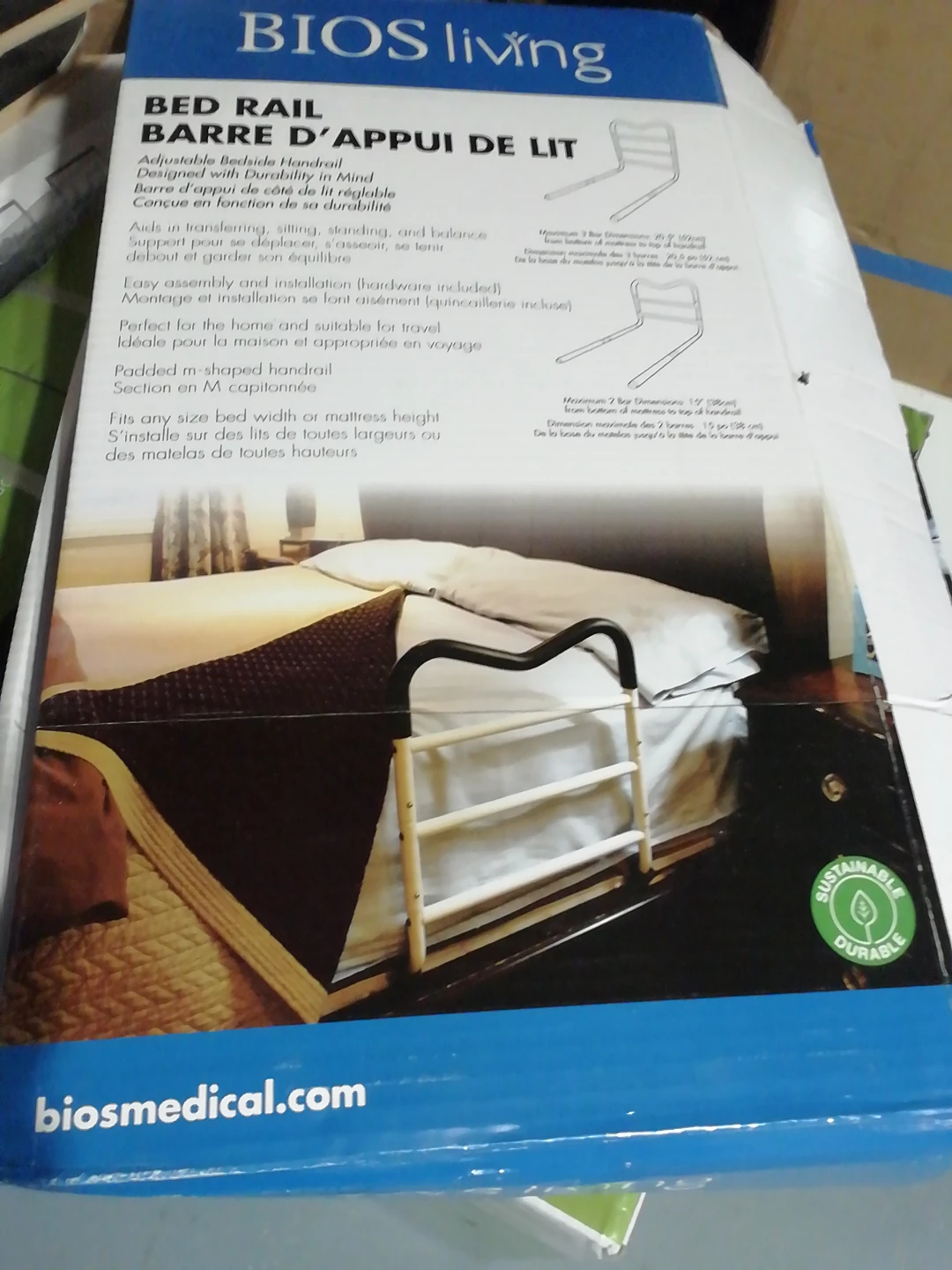 BIOS living Adjustable Bed Rail - photo 3