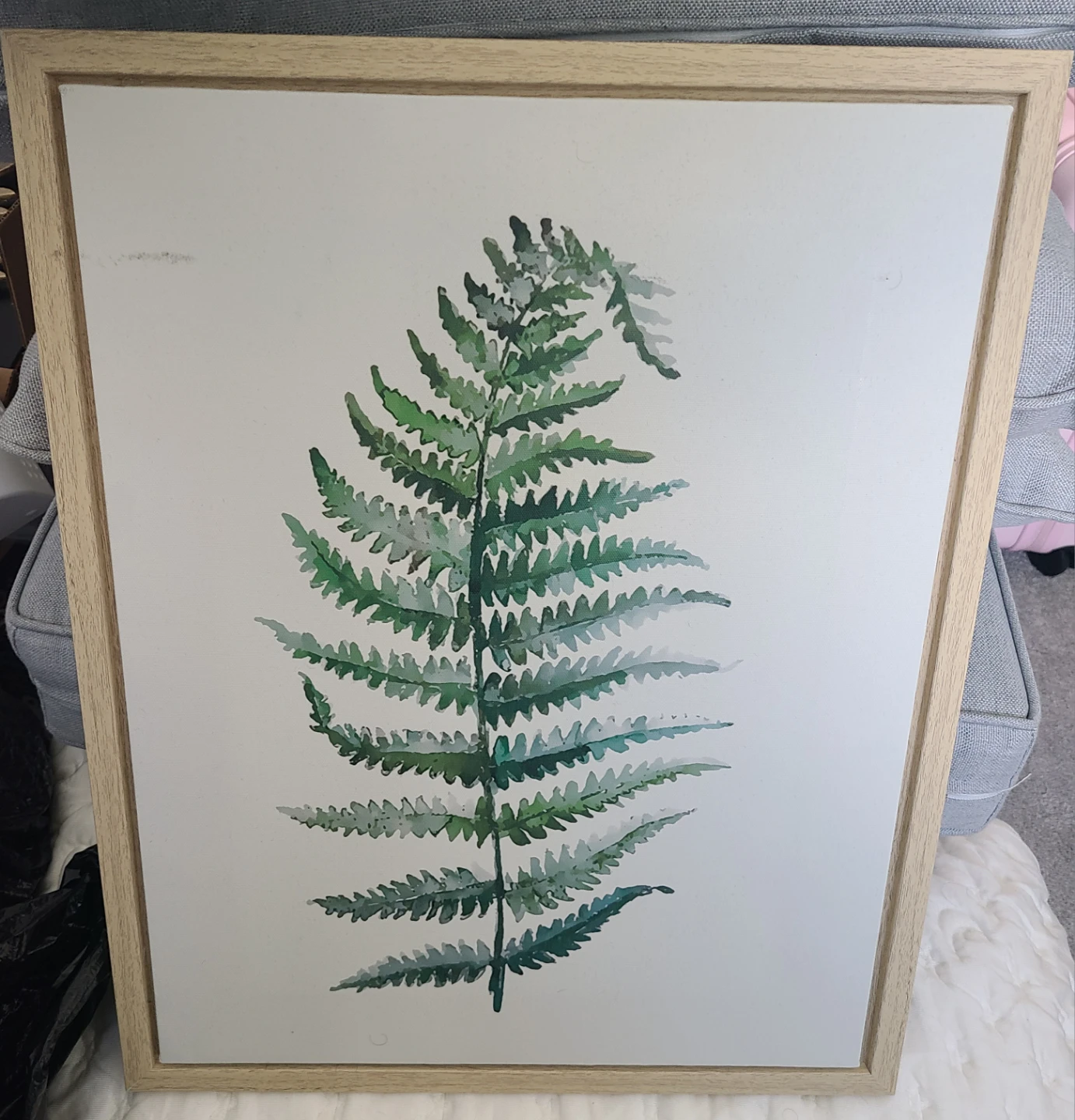 Framed Watercolour Fern Print