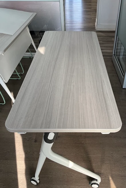 Flip-top Conference Table with Wheels