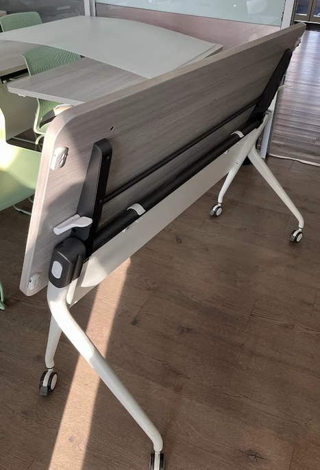 Flip-top Conference Table with Wheels - photo 2