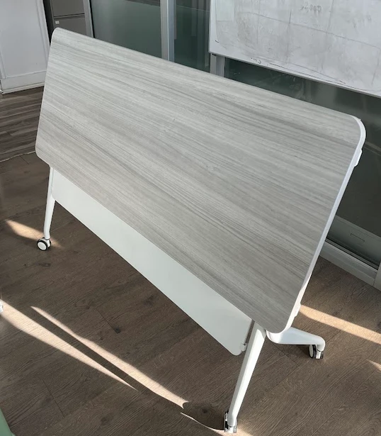 Flip-top Conference Table with Wheels - photo 3