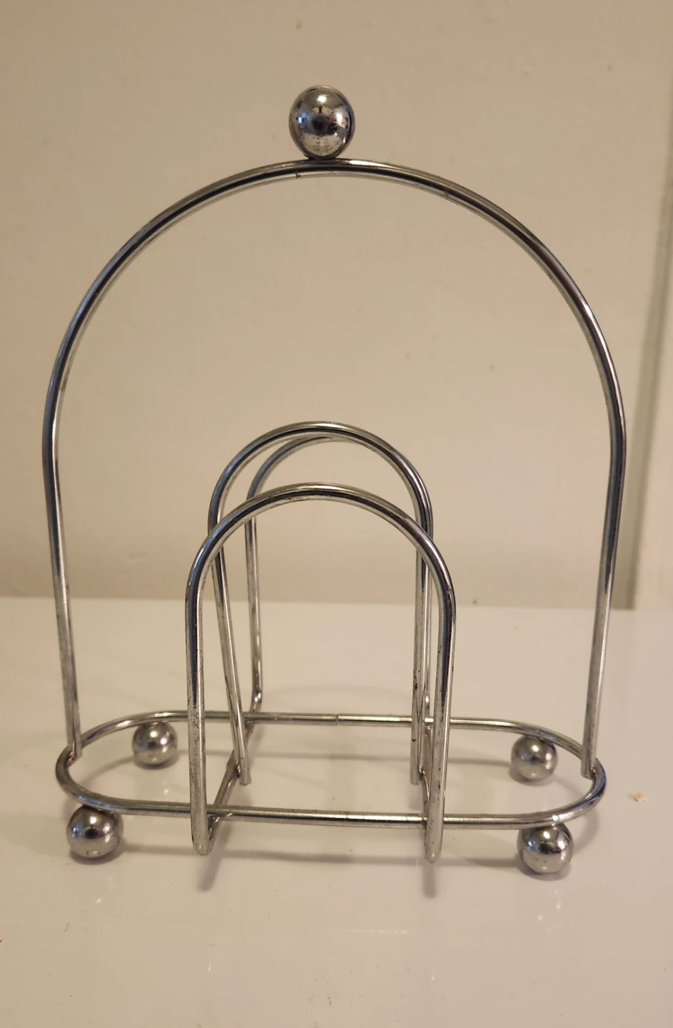 Chrome Metal Napkin Holder - photo 2