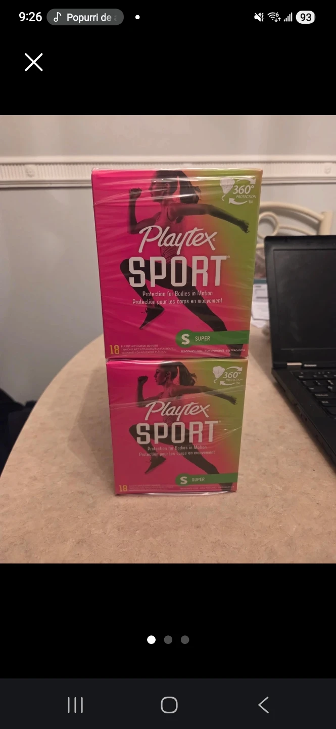Playtex Sport Tampons - Super Absorbency, Size S (36 count)