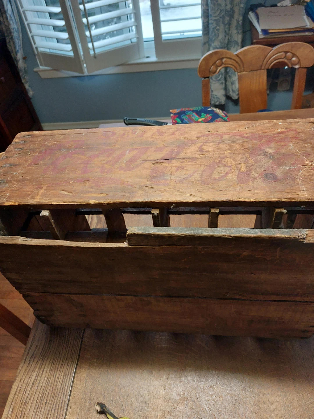 Vintage Wooden Soda Crate