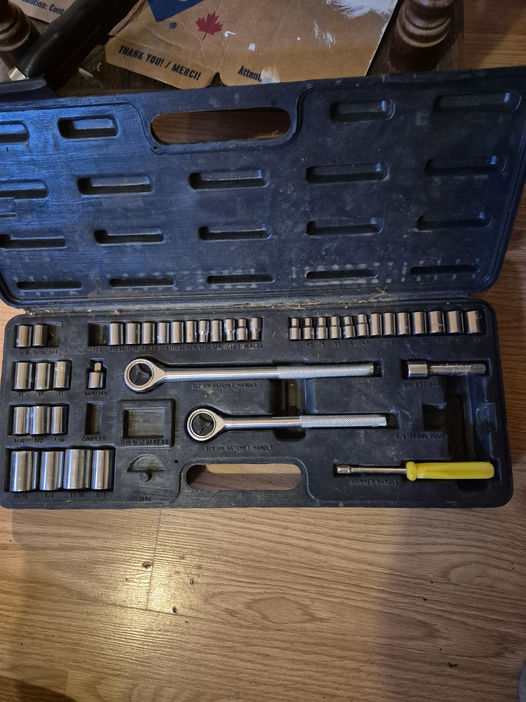Socket Wrench Set with Case