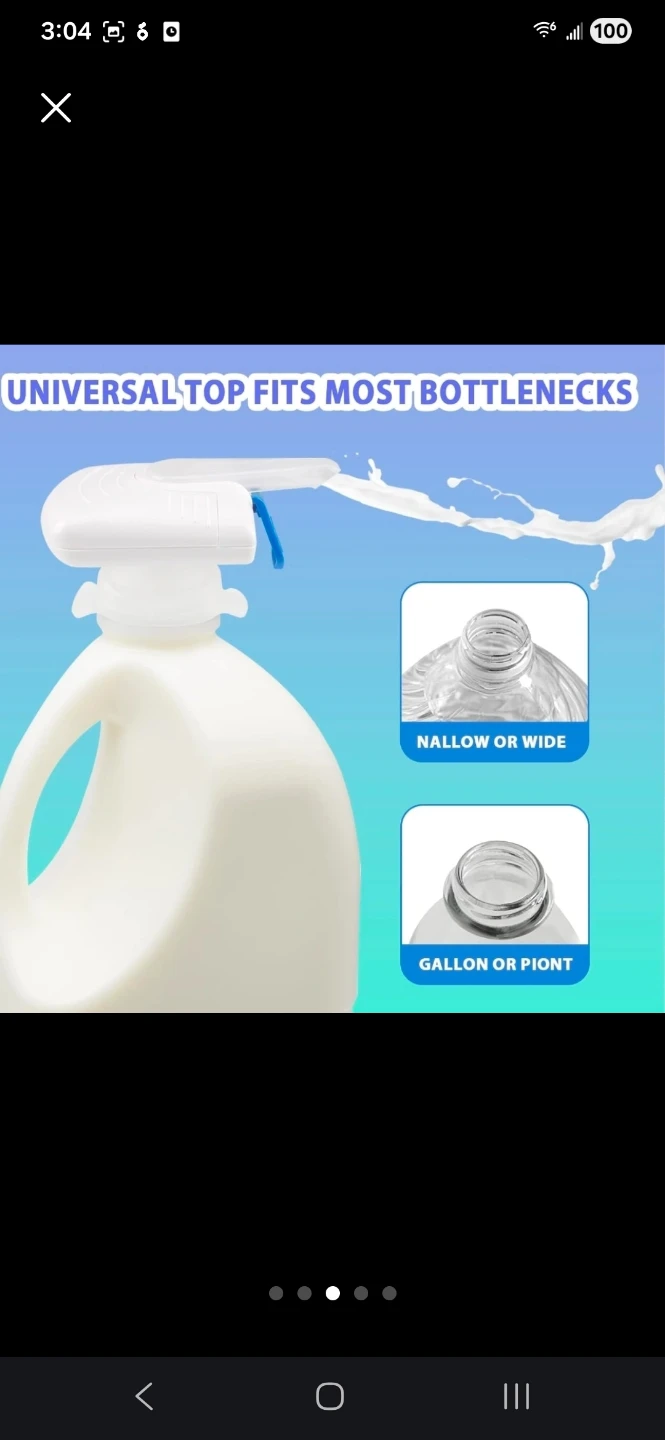 (Pack of 2) Automatic Drink Dispenser - fits most bottles - photo 3