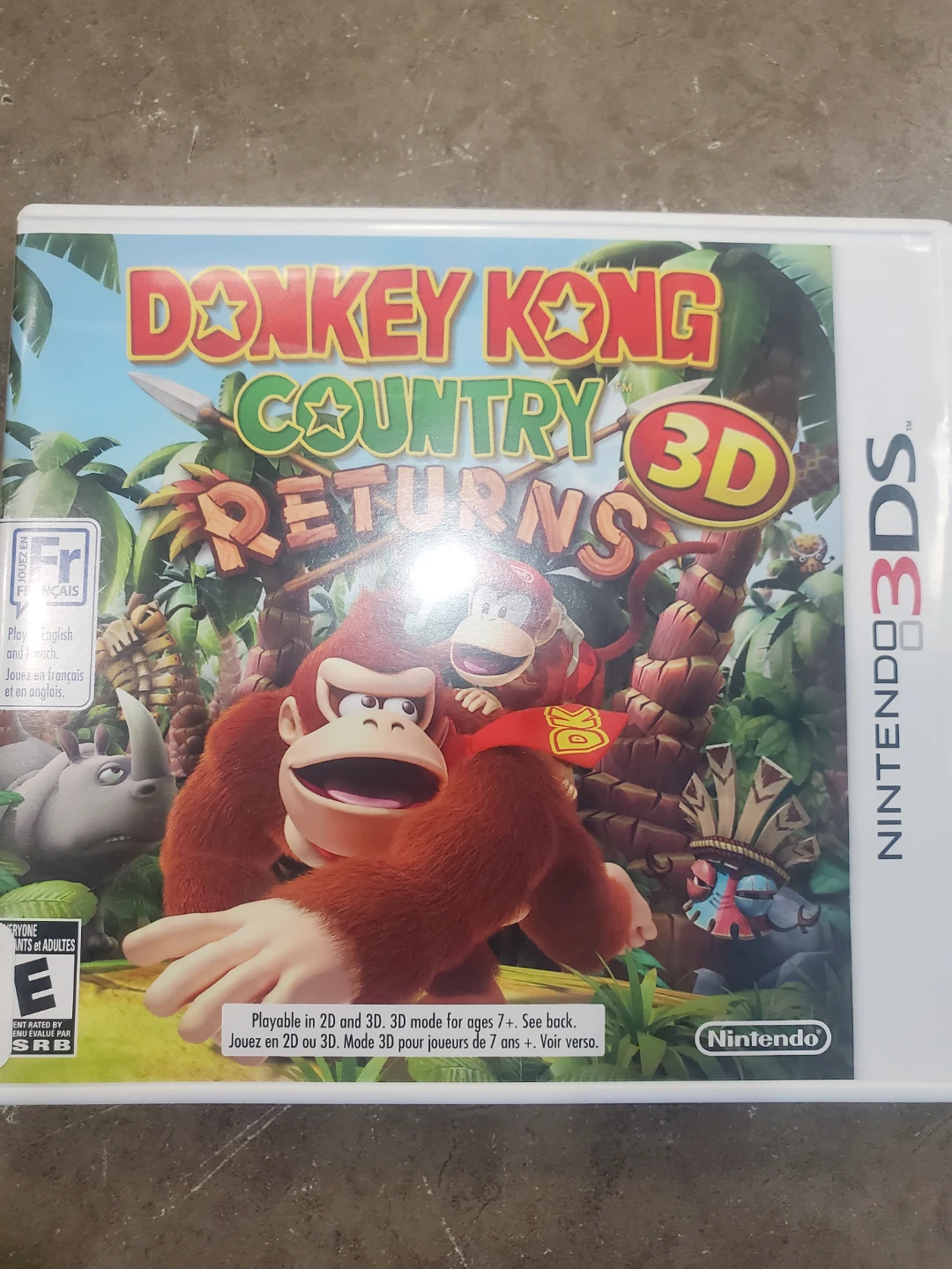 Nintendo 3DS Donkey Kong Country Returns 3D Game